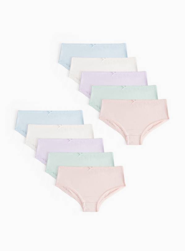 Pastel Briefs 10 Pack 1.5-2 years